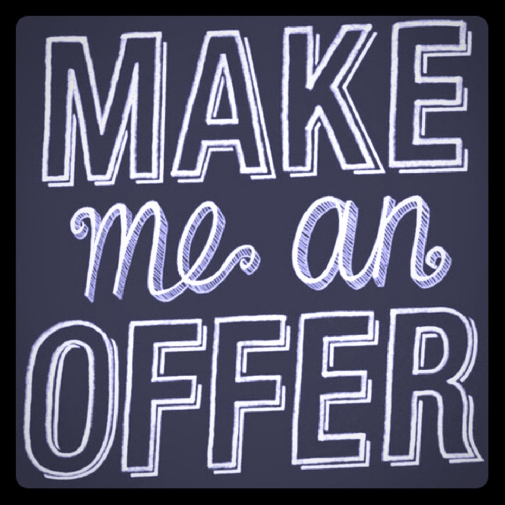 Open to all reasonable offers!
